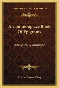 Commonplace Book of Epigrams
