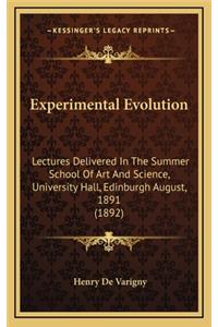 Experimental Evolution