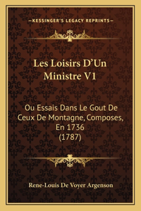 Les Loisirs D'Un Ministre V1