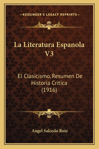 Literatura Espanola V3