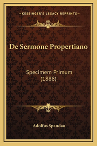De Sermone Propertiano