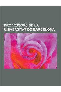 Professors de La Universitat de Barcelona: Josep Puig I Cadafalch, Lluis Domenech I Montaner, Josep Maria Jujol I Gibert, Alexandre Cirici I Pellicer,