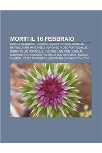 Morti Il 16 Febbraio