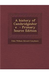 A History of Cambridgeshire