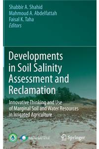 Developments in Soil Salinity Assessment and Reclamation: Innovative Thinking and Use of Marginal Soil and Water Resources in Irrigated Agriculture