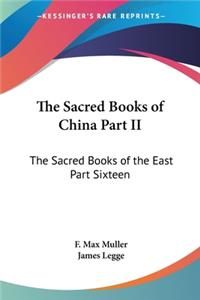 Sacred Books of China Part II