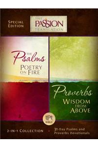 Psalms Poetry on Fire and Proverbs Wisdom from Above: 2-In-1 Collection with 31 Day Psalms & Proverbs Devotionals
