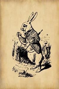Alice in Wonderland Journal - White Rabbit