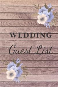 Wedding Guest List