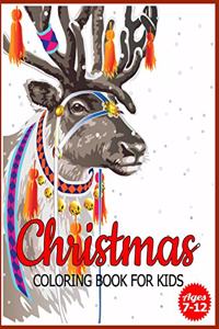 Christmas Coloring Book for Kids Ages 7-12