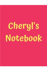 Cheryl's Notebook
