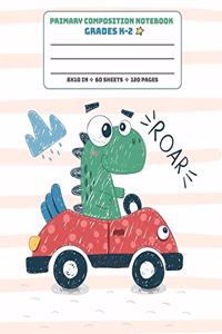 Primary Composition Notebook Story Paper Journal Grades K-2