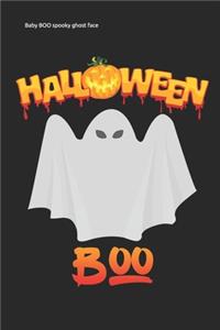 Baby BOO spooky ghost face