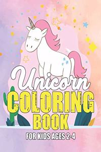 Unicorn Coloring Book for Kids Ages 2-4