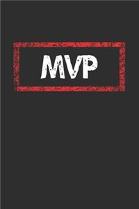 Mvp Notebook: Lined Journal, 120 Pages, 6 x 9, Jersey Shore Journal Matte Finish