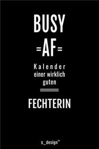 Kalender für Fechter / Fechterin