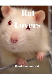 Rat Lovers Resolution Journal