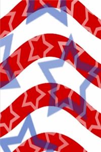 2020 Weekly Planner American Flag Design Stars Stripes 134 Pages