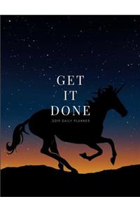 Get It Done 2019 Daily Planner