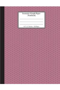 Isometric Graph Paper Notebook. 8.5