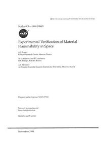Experimental Verification of Material Flammability in Space