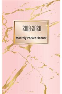 2019-2020 Monthly Pocket Planner