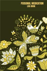 Personal Medication Log Book