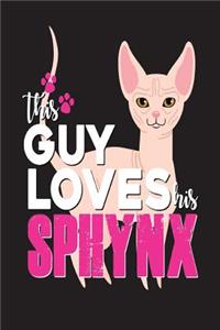 This Guy Loves His Sphynx