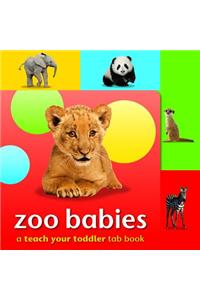 Teach Your Toddler Tab Book - Zoo Babies