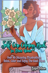 Self-Care Coloring Book for Black Women