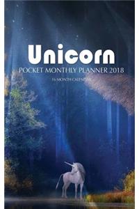 Unicorn Pocket Monthly Planner 2018