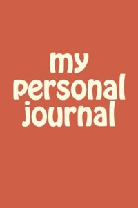 my personal journal