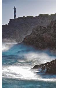 Spain Coastal Lighthouse - Lined Notebook with Margins - 5Narrow