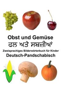 Deutsch-Pandschabisch Obst und Gemüse Zweisprachiges Bilderwörterbuch für Kinder