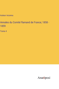 Annales du Comité flamand de France; 1858 - 1859