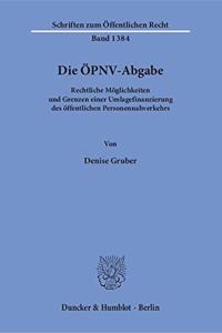 Die Opnv-Abgabe