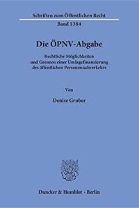 Die Opnv-Abgabe