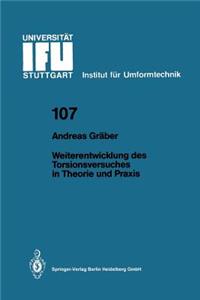 Weiterentwicklung des Torsionsversuches in Theorie und Praxis