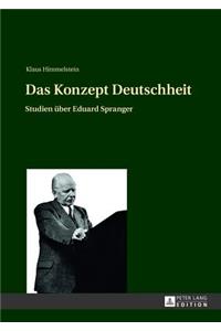Konzept Deutschheit