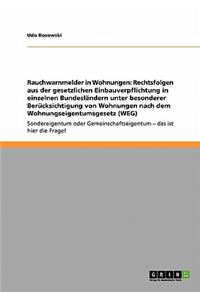 Rauchwarnmelder in Wohnungen