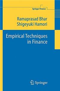 Empirical Techniques in Finance