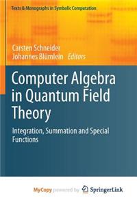 Computer Algebra in Quantum Field Theory