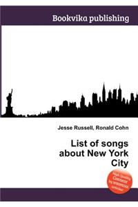 List of Songs about New York City