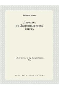 Chronicles s by Laurentian list