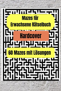 Erwachsene Labyrinthe Puzzle Buch - Hardcover