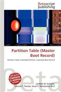 Partition Table (Master Boot Record)