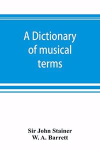 dictionary of musical terms