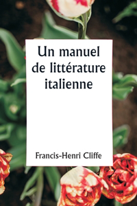 manuel de littérature italienne