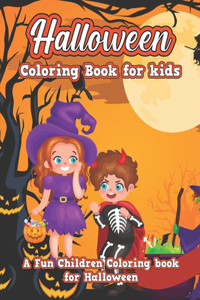 Halloween coloring book for kids