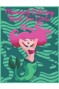 Mermaid Coloring Book For Girls